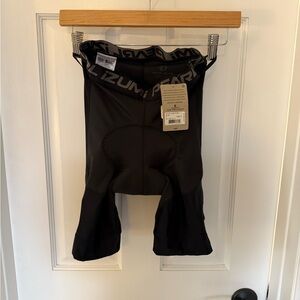Pearl Izumi Men's Black Padded Cycling Shorts